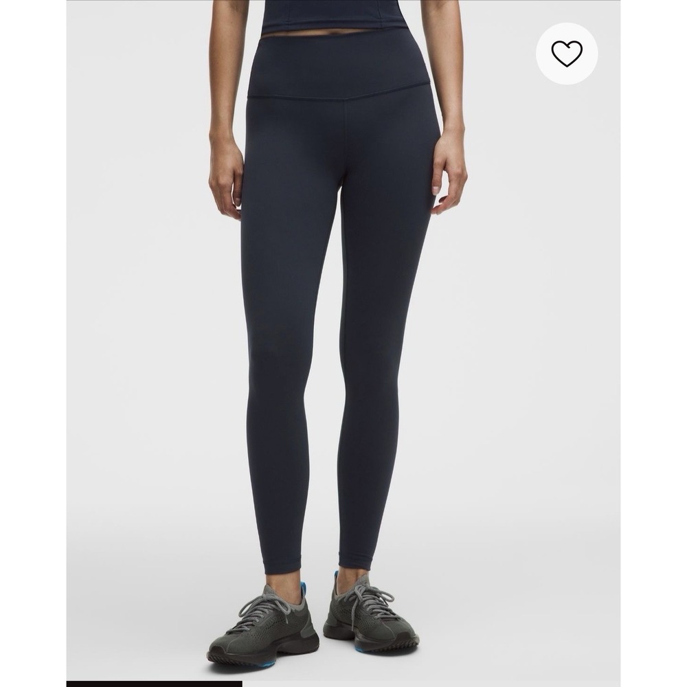 Lululemon Wunder Train High Rise Tight 28" Leggings Size 6 True Navy Excellent